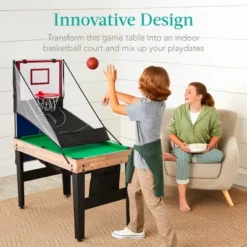 Best Choice Products 13-in-1 Combo Game Table Set W/ Ping Pong, Foosball, Basketball, Air Hockey, Archery 15 Best Choice Products 13-in-1 Combo Game Table Set W/ Ping Pong, Foosball, Basketball, Air Hockey, Archery -Best Choice Products GUEST 9e3c567f 842f 4c83 870b b7a0860245d7
