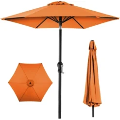 Best Choice Products 10ft Outdoor Steel Market Patio Umbrella W/ Crank, Tilt Push Button, 6 Ribs -Best Choice Products GUEST 9ec7add0 433e 48ab bd08 f7c9f944205b