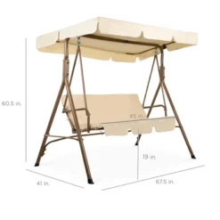 Best Choice Products 2-Person Outdoor Large Convertible Canopy Swing Glider Lounge Chair W/ Removable Cushions 19 Best Choice Products 2-Person Outdoor Large Convertible Canopy Swing Glider Lounge Chair W/ Removable Cushions -Best Choice Products GUEST a4044a97 fea0 46d6 96ad 791b21da68f3