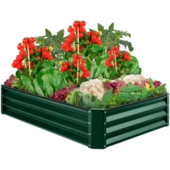 Best Choice Products 6x3x1ft Outdoor Metal Raised Garden Bed For Vegetables, Flowers, Herbs, Plants -Best Choice Products GUEST a4644bda 05ee 4791 82fa 9c93bcaef307