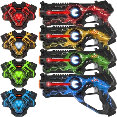 Best Choice Products Set Of 4 Infrared Laser Tag Blasters & Vest Set For Kids & Adults 11 Best Choice Products Set Of 4 Infrared Laser Tag Blasters & Vest Set For Kids & Adults - Image 9