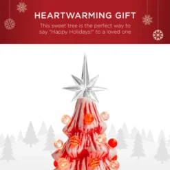 Best Choice Products 15in Pre-lit Ceramic Christmas Tree W/ Cord, Hand-Painted Decoration -Best Choice Products GUEST a730f482 7480 4d0f 8f05 94aff640d2ef