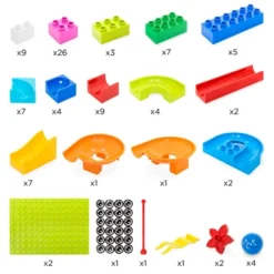 Best Choice Products 97-Piece Marble Maze Run Racetrack Puzzle Construction Game Set STEM Toy W/ 4 Balls -Best Choice Products GUEST a76e45d6 4c05 4ffe 9942 8b6587a561df