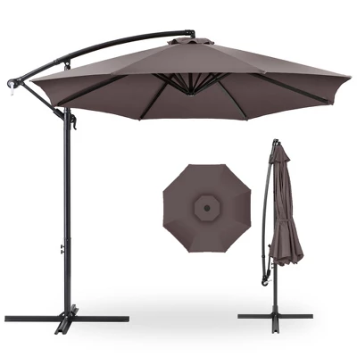 Best Choice Products 10ft Offset Hanging Outdoor Market Patio Umbrella W/ Easy Tilt Adjustment 13 Best Choice Products 10ft Offset Hanging Outdoor Market Patio Umbrella W/ Easy Tilt Adjustment - Image 11