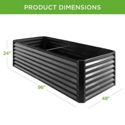 Best Choice Products 8x4x2ft Outdoor Metal Raised Garden Bed, Planter Box For Vegetables, Flowers, Herbs -Best Choice Products GUEST a8ea8502 6369 4682 b2e4 bb70a7addfbd