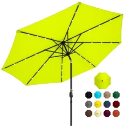 Best Choice Products 10ft Solar LED Lighted Patio Umbrella W/ Tilt Adjustment, UV-Resistant Fabric -Best Choice Products GUEST aab1c507 08c1 4f9e b711 cb17274bcc36