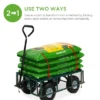 Best Choice Products Heavy-Duty Steel Garden Wagon Lawn Utility Cart W/ 400lb Capacity, Removable Sides, Handle -Best Choice Products GUEST ac6f2dd6 9edd 4727 8813 366393f07c58