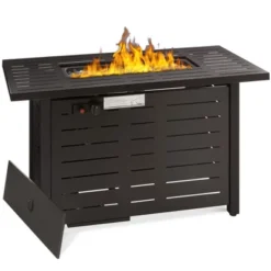 Best Choice Products 42in Fire Pit Table 50,000 BTU Rectangular Steel Gas W/ Storage, Cover, Glass Beads -Best Choice Products GUEST acd100d3 c9c3 4ffa a9fc 4f52f156c38e