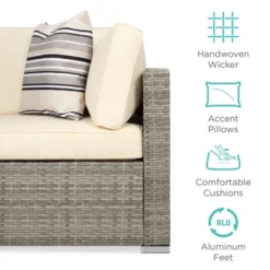 Best Choice Products 7-Piece Modular Outdoor Conversational Furniture Set, Wicker Sectional Sofas W/ Cover -Best Choice Products GUEST b4dbe300 ddb5 404f a8f9 63af0bd6988b