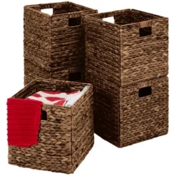 Best Choice Products 12x12in Hyacinth Baskets, Set Of 5 Multipurpose Collapsible Organizers W/ Inserts 20 Best Choice Products 12x12in Hyacinth Baskets, Set Of 5 Multipurpose Collapsible Organizers W/ Inserts -Best Choice Products GUEST b7bcbcf7 2756 40d7 aa3b 7b5b9cdd1a47