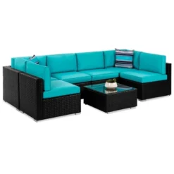 Best Choice Products 7-Piece Modular Outdoor Conversational Furniture Set, Wicker Sectional Sofas W/ Cover -Best Choice Products GUEST b8a704f1 0c3d 45bd 988b 0507055dbfd1