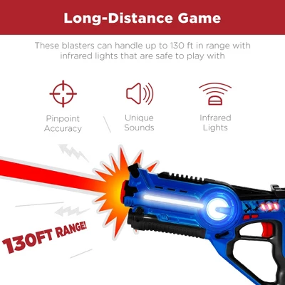 Best Choice Products Set Of 4 Infrared Laser Tag Blasters & Vest Set For Kids & Adults 5 Best Choice Products Set Of 4 Infrared Laser Tag Blasters & Vest Set For Kids & Adults - Image 3