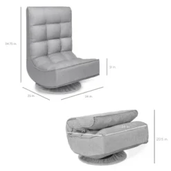 Best Choice Products Folding Floor Gaming Chair For Home, Office W/ 360-Degree Swivel, 4 Adjustable Positions 15 Best Choice Products Folding Floor Gaming Chair For Home, Office W/ 360-Degree Swivel, 4 Adjustable Positions -Best Choice Products GUEST bd55369e 0c6f 4f99 9380 5105dde9f3ae
