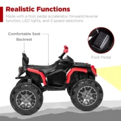 Best Choice Products 12V Kids Ride-On ATV Quad W/ Bluetooth, 3.7mph Max, Treaded Tires, LED Lights, Radio 14 Best Choice Products 12V Kids Ride-On ATV Quad W/ Bluetooth, 3.7mph Max, Treaded Tires, LED Lights, Radio -Best Choice Products GUEST be90181b 1526 45cd 89ad cb2bfcba087c