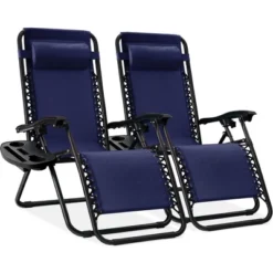 Best Choice Products Set Of 2 Zero Gravity Lounge Chair Recliners For Patio, Pool W/ Cup Holder Tray -Best Choice Products GUEST bf8be317 e9ab 422a 9c92 98fdd424f7eb