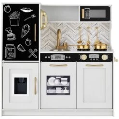 Best Choice Products Pretend Play Kitchen Wooden Toy Set For Kids W/ Telephone, Utensils, Oven, Microwave -Best Choice Products GUEST c2c38cde fa38 43bf b56c 7c9c4965d499