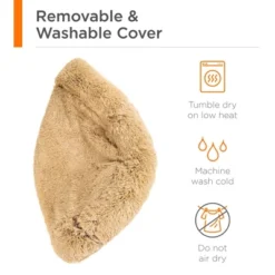 Best Choice Products Dog Bed Self-Warming Plush Shag Fur Donut Calming Pet Bed Cuddler - Brown -Best Choice Products GUEST c4243113 7689 46bb 967e 1a8af13f5333