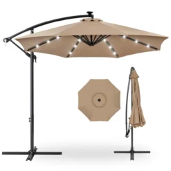 Best Choice Products 10ft Solar LED Offset Hanging Outdoor Market Patio Umbrella W/ Easy Tilt Adjustment 26 Best Choice Products 10ft Solar LED Offset Hanging Outdoor Market Patio Umbrella W/ Easy Tilt Adjustment -Best Choice Products GUEST c5e7bce0 27d7 4a76 b20a bcc53cb0653a