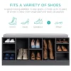Best Choice Products 46in Shoe Storage Organization Rack Bench For Entryway, Bedroom W/ Padded Seat, 10 Cubbies - Gray -Best Choice Products GUEST c63383c4 a676 4068 aefc 0370fb622efb