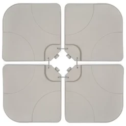 Best Choice Products 4-Piece Cantilever Offset Patio Umbrella Stand Square Base Plate Set W/ Easy-Fill Spouts -Best Choice Products GUEST c8c58f8e 1794 4187 9240 c2f019b67a85