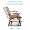 Best Choice Products 2-Person Outdoor Swing Glider, Patio Loveseat, Steel Bench Rocker For Porch W/ Armrests -Best Choice Products GUEST d0b87e9a ab8d 489b b06f 9835eaae1d89