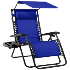 Best Choice Products Folding Zero Gravity Recliner Patio Lounge Chair W/ Canopy Shade, Headrest, Tray -Best Choice Products GUEST d2e1ad1a 75d5 439d 9f5b 08a8cc560278