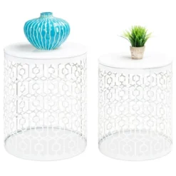 Best Choice Products Set Of 2 Decorative Nesting Round Patterned Accent Side Coffee End Table Nightstands 17 Best Choice Products Set Of 2 Decorative Nesting Round Patterned Accent Side Coffee End Table Nightstands -Best Choice Products GUEST d36c922f 9a38 42b6 8c11 c4e4668a28ed