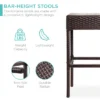 Best Choice Products 5-Piece Patio Wicker Bar Set W/ Built-In Bottle Opener, Hidden Storage Shelf, 4 Stools -Best Choice Products GUEST d6719b93 e948 47f6 aed6 7a3c388be267