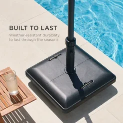 Best Choice Products 81lb. Heavy Duty Square Concrete Rolling Patio Umbrella Base Stand W/ Locking Wheels -Best Choice Products GUEST daad8386 5a86 4792 ada4 0aa8b47b09d5