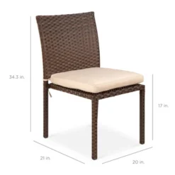 Best Choice Products Set Of 4 Stackable Outdoor Patio Wicker Chairs W/ Cushions, UV-Resistant Finish 13 Best Choice Products Set Of 4 Stackable Outdoor Patio Wicker Chairs W/ Cushions, UV-Resistant Finish -Best Choice Products GUEST ddec3f6b aac5 4a8b 963f 2916e55365c5