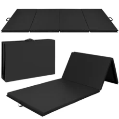 Best Choice Products 10ftx4ftx2in Folding Gymnastics Mat 4-Panel Exercise Workout Floor Mats W/ Handles -Best Choice Products GUEST e46a0b14 c7d2 46ce aaa0 c3aa30c7d3ab