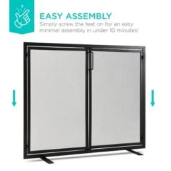 Best Choice Products 38.5x31in 2-Door Fireplace Screen, Handcrafted Wrought Iron Spark Guard W/ Magnetic Doors -Best Choice Products GUEST e48ec957 5791 4dd8 87c9 2dd531d0462b