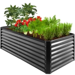 Best Choice Products 6x3x2ft Outdoor Metal Raised Garden Bed, Planter Box For Vegetables, Flowers, Herbs -Best Choice Products GUEST e8409842 b8e7 4865 99b0 411b1d1055a2