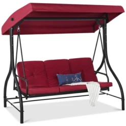 Best Choice Products 3-Seat Outdoor Converting Canopy Swing Glider Patio Hammock W/ Removable Cushions 20 Best Choice Products 3-Seat Outdoor Converting Canopy Swing Glider Patio Hammock W/ Removable Cushions -Best Choice Products GUEST e9c3849e 4891 4e44 8afd 2f368fd423a2