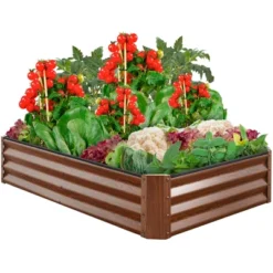 Best Choice Products 6x3x1ft Outdoor Metal Raised Garden Bed For Vegetables, Flowers, Herbs, Plants -Best Choice Products GUEST eedb3c0d eeed 47a1 aee9 f98a776c583d
