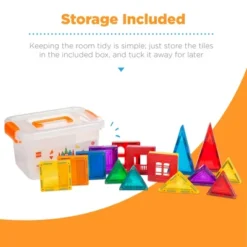 Best Choice Products 32-Piece Colorful Kids Mini Magnetic Tiles Educational STEM Toy Set W/ Carrying Case, Rounded Edges 11 Best Choice Products 32-Piece Colorful Kids Mini Magnetic Tiles Educational STEM Toy Set W/ Carrying Case, Rounded Edges -Best Choice Products GUEST f0152c72 4055 4e41 80da a376bbba5a20
