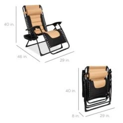 Best Choice Products Oversized Padded Zero Gravity Chair, Folding Outdoor Patio Recliner W/ Headrest, Side Tray 21 Best Choice Products Oversized Padded Zero Gravity Chair, Folding Outdoor Patio Recliner W/ Headrest, Side Tray -Best Choice Products GUEST f0ba7360 cb6e 4983 b0c3 2bfbb288f4f3