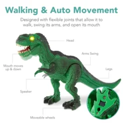 Best Choice Products Kids Remote Control Dinosaur Toy, Electronic RC T-Rex W/ Light-Up LED Eyes, Roaring Sounds - Green -Best Choice Products GUEST f0d46a41 aa2a 4f97 b3db 5f1252e32eb3