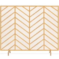 Best Choice Products 52x31in 3-Panel Iron Chevron Fireplace Screen, Spark Guard W/ Handles 18 Best Choice Products 52x31in 3-Panel Iron Chevron Fireplace Screen, Spark Guard W/ Handles -Best Choice Products GUEST f52e4cbb 00e3 4495 aa86 94e40a3fdb22