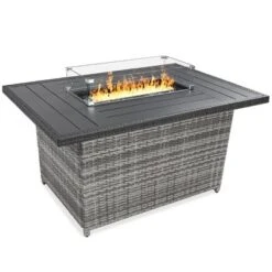 Best Choice Products 52in Wicker Propane Gas Fire Pit Table 50,000 BTU W/ Glass Wind Guard, Tank Holder, Cover 14 Best Choice Products 52in Wicker Propane Gas Fire Pit Table 50,000 BTU W/ Glass Wind Guard, Tank Holder, Cover -Best Choice Products GUEST f6dd7eb4 0ea3 4df9 b348 3dbd65e52eed