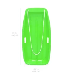 Best Choice Products 35in Kids Outdoor Plastic Sport Toboggan Winter Snow Sled Board W/ Pull Rope, 2 Handles -Best Choice Products GUEST f91525c4 c4a9 4c6b 8989 e8ecc68fd274