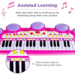 Best Choice Products 37-Key Kids Electronic Piano Keyboard W/ Multiple Sounds, Lights Microphone, Stool -Best Choice Products GUEST f9305981 35d0 45a0 86ff a5997e13ff0d