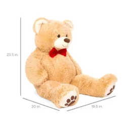Best Choice Products 38in Giant Soft Plush Teddy Bear Stuffed Animal Toy W/ Bow Tie, Footprints -Best Choice Products GUEST f998e17f 7408 4668 92c0 83b744fed5f7