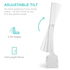 Best Choice Products Full Length LED Mirrored Jewelry Storage Organizer Cabinet W/ Interior & Exterior Lights -Best Choice Products GUEST fa81e794 feb8 4ee9 8200 ef260955b259