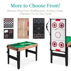 Best Choice Products 13-in-1 Combo Game Table Set W/ Ping Pong, Foosball, Basketball, Air Hockey, Archery 13 Best Choice Products 13-in-1 Combo Game Table Set W/ Ping Pong, Foosball, Basketball, Air Hockey, Archery -Best Choice Products GUEST fb4429de 6d9d 4125 892b dbc4d5521fab