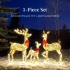 Best Choice Products 3-Piece Lighted Christmas Deer Set Outdoor Yard Decoration With 360 LED Lights, Stakes 1 Best Choice Products 3-Piece Lighted Christmas Deer Set Outdoor Yard Decoration With 360 LED Lights, Stakes -Best Choice Products GUEST fc46b391 abab 41de b3e1 ccb538f4e04a