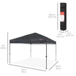 Best Choice Products 10x10ft Easy Setup Pop Up Canopy Instant Portable Tent W/ 1-Button Push, Carry Case -Best Choice Products GUEST fdf0e543 a272 490e 9347 b2e0b05782af