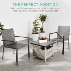 Best Choice Products Set Of 2 Stackable Wicker Chairs W/ Armrests, Steel Conversation Accent Furniture For Patio 12 Best Choice Products Set Of 2 Stackable Wicker Chairs W/ Armrests, Steel Conversation Accent Furniture For Patio -Best Choice Products GUEST ff6b727c ce03 430d 9c07 3ec4ac5ec088